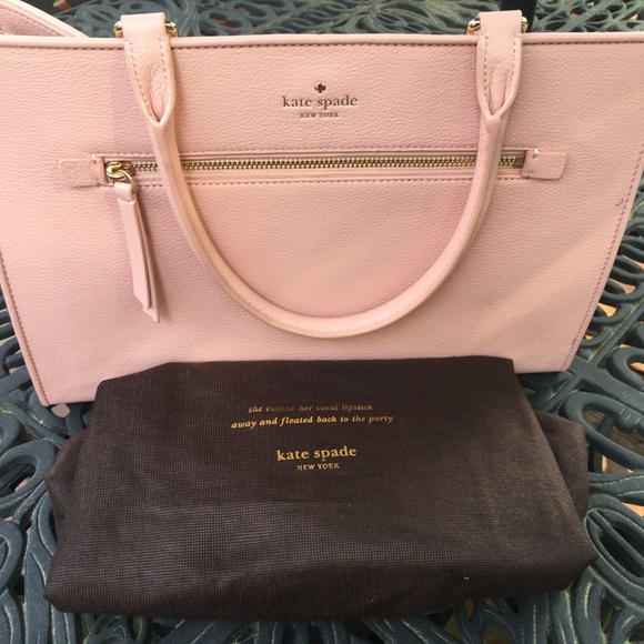 [SOLD] Kate Spade large top handle leather purse - Picture 2 of 6